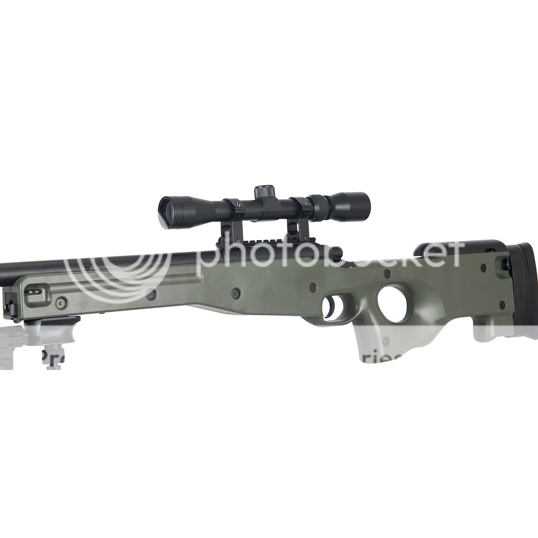 515 FPS AGM L96 AWP AWM SPRING AIRSOFT GUN SNIPER RIFLE SCOPE GREEN w/ 6mm BB 874876209641 eBay
